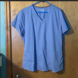 Cecil blue scrub set
